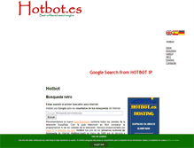 Tablet Screenshot of hotbot.es